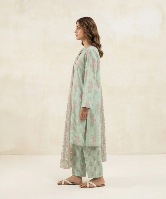 3 PIECE Beechtree Lawn Suit – Elegant Summer Collection