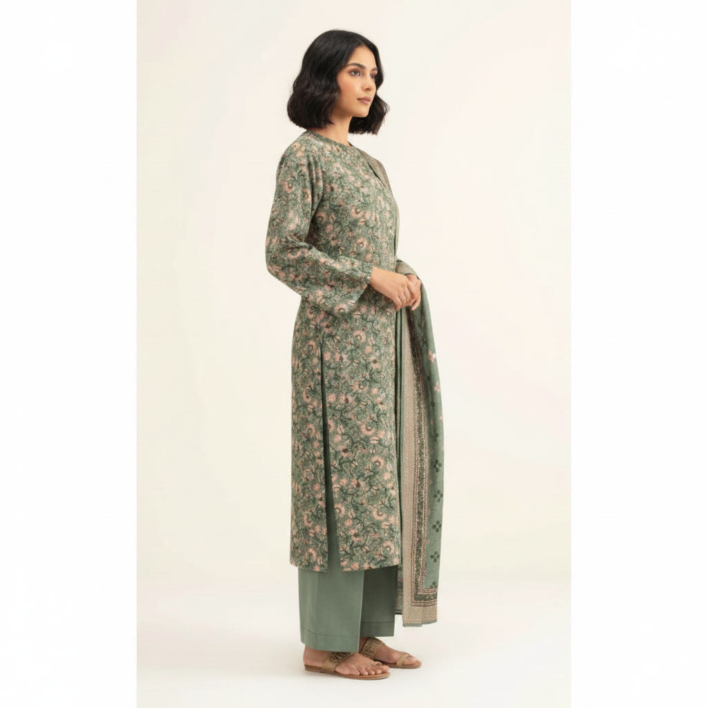 SAPPHIRE 3 PIECE LAWN SUIT FOR SUMMER