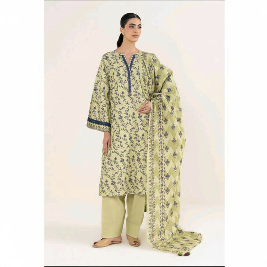 Sapphire 3 Piece Printed Lawn Suit – Elegant Summer Wear