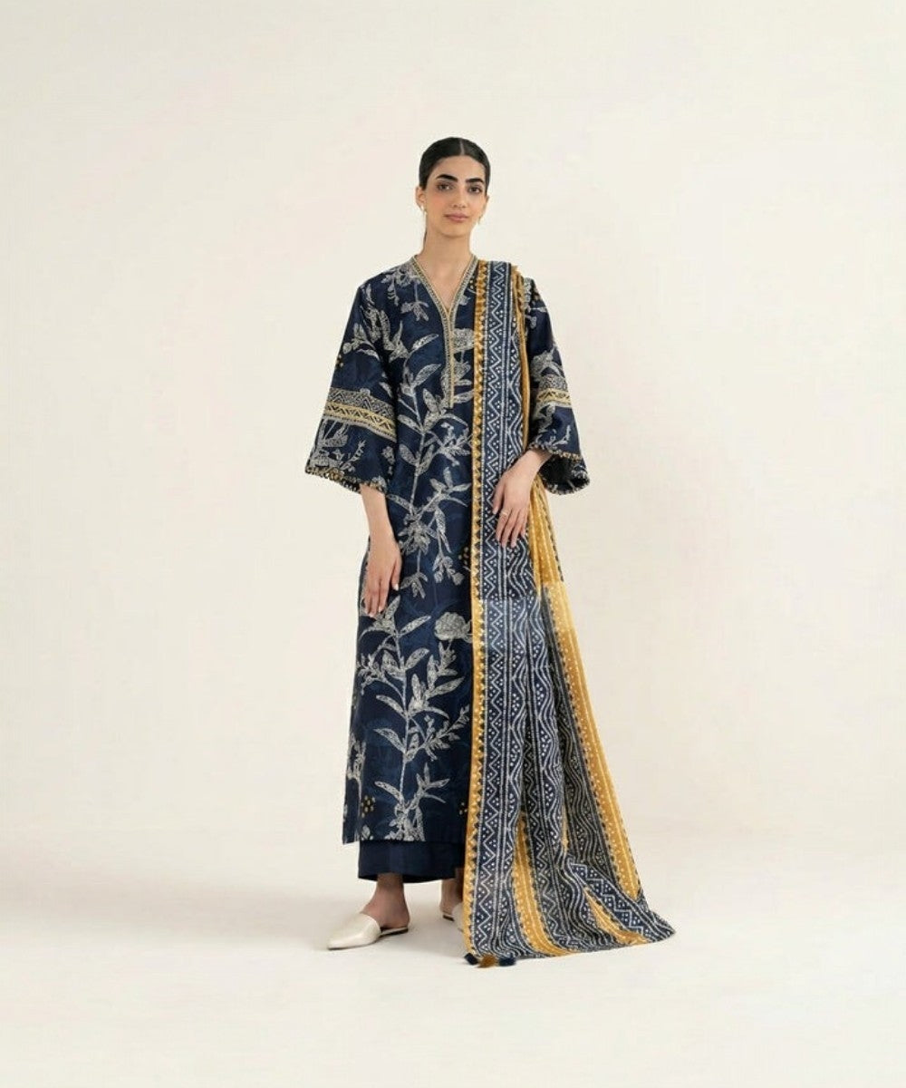 Sapphire Printed Lawn Suit – Elegant Summer Collection