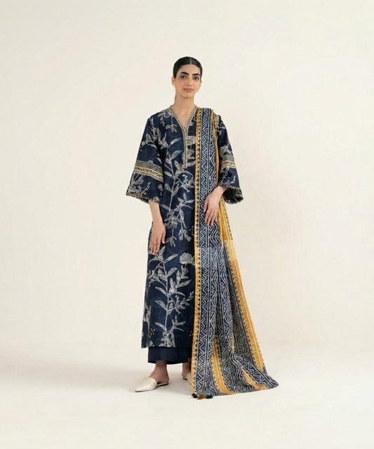 Sapphire Printed Lawn Suit – Elegant Summer Collection