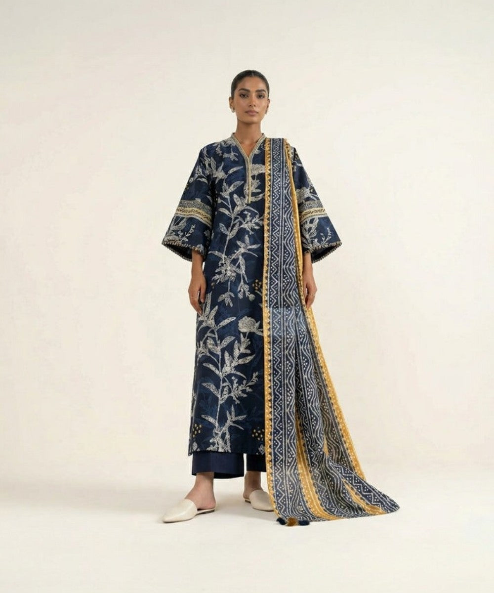 Sapphire Printed Lawn Suit – Elegant Summer Collection