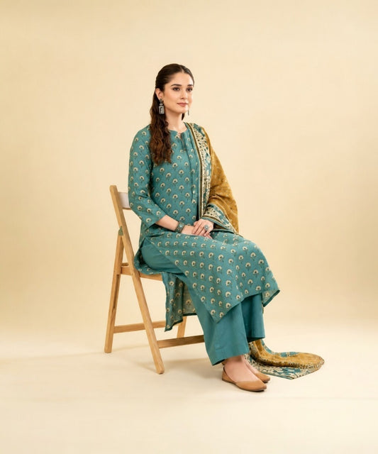 Nishat Printed Lawn Suit – Elegant Summer Wear