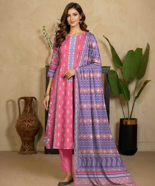 3 PIECE  PRINTED LAWN SUMMER COLLECTION