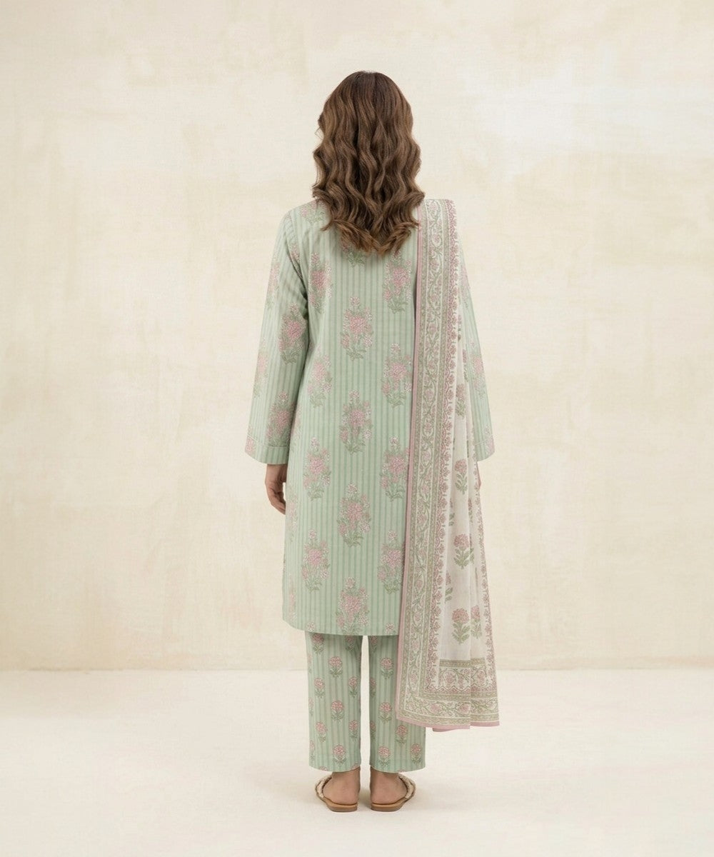 3 PIECE Beechtree Lawn Suit – Elegant Summer Collection