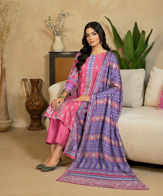 3 PIECE  PRINTED LAWN SUMMER COLLECTION