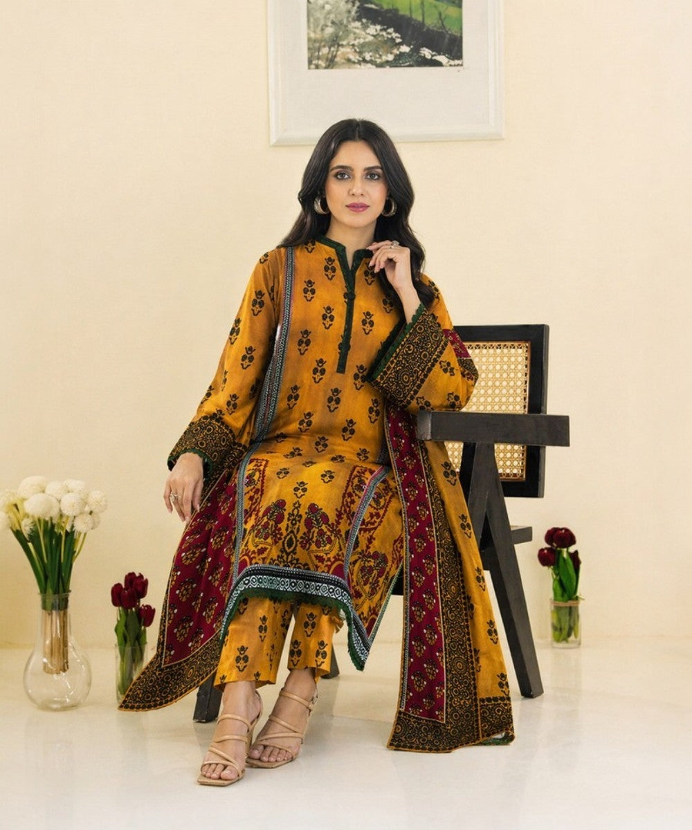 3 PIECE Beechtree Lawn Suit – Elegant Summer Collection