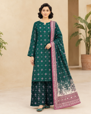 Khaadi 3 Piece Unstitched Khaddar Suit | Women’s Winter Collection