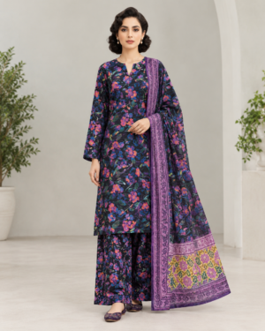 Khaadi 3 Piece Unstitched Khaddar Suit | Women’s Winter Collection