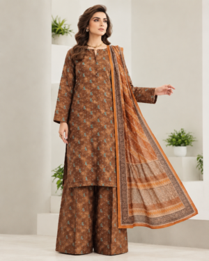Khaadi 3 Piece Unstitched Khaddar Suit | Women’s Winter Collection
