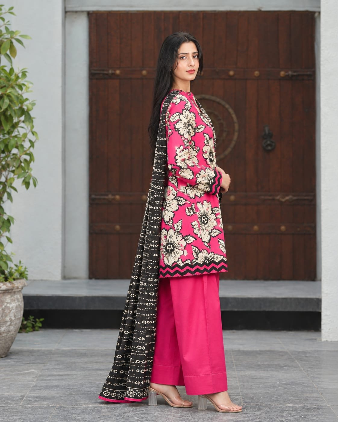 Zara Ali 3 Piece Unstitched Khaddar Suit – Winter Collection - Image 2