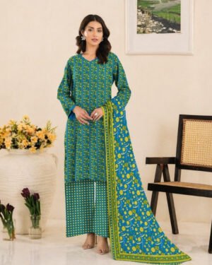 3 PIECE Beechtree Lawn Suit – Elegant Summer Collection