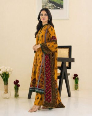 3 PIECE Beechtree Lawn Suit – Elegant Summer Collection