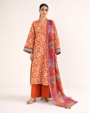 SAPPHIRE 3 PIECE UNSTITCHED PRINTED LAWN SUIT